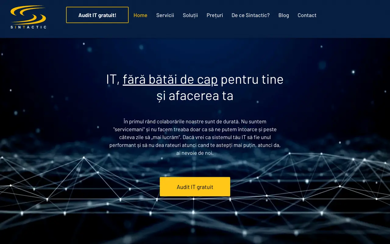 Sintactic Grup website